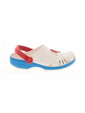 CROCS Hello Kitty White Clog with Blue Sole and Red Strap